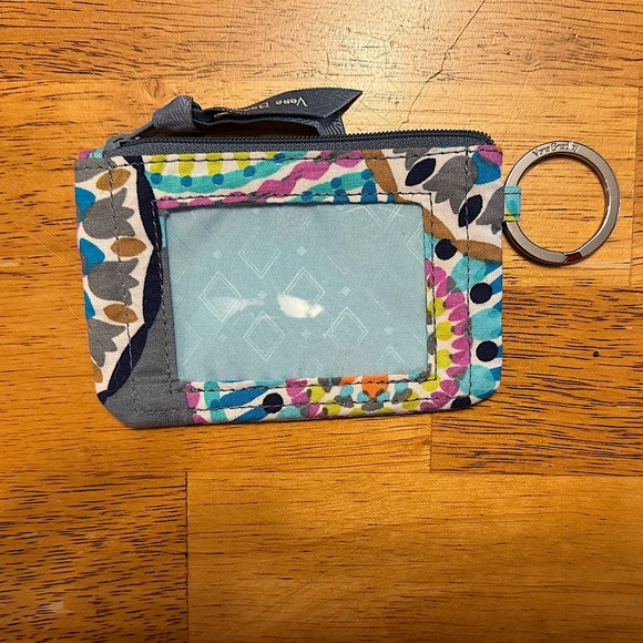 Vera Bradley Zip ID Case Multicolor Tie Dye Floral EUC - Picture 4 of 5